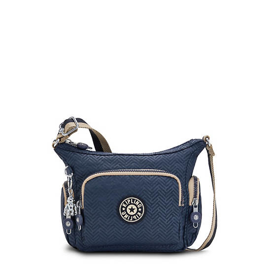 Kipling Gabbie Mini Printed Crossbody Väska Blå | SE 2091DF